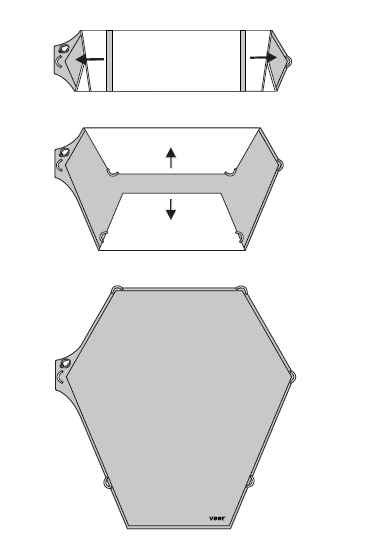Unfold the pad