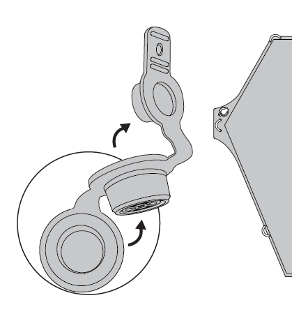 Open air valve to release air