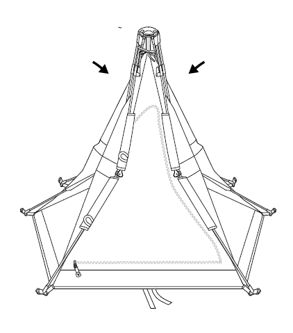 Fold six corners downward
