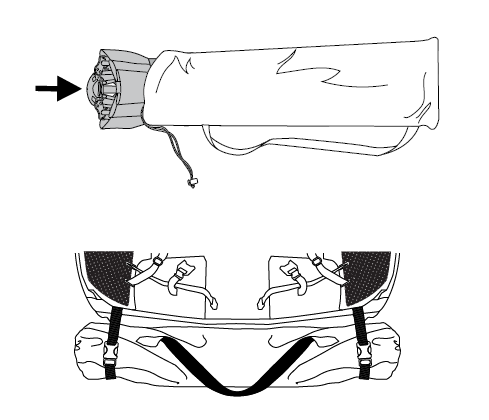 Pack and hang on Cruiser