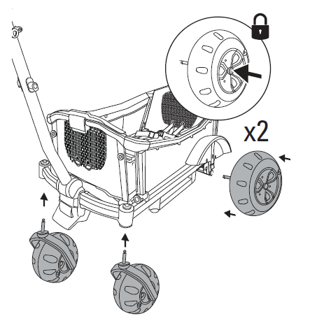 Install Beach wheels