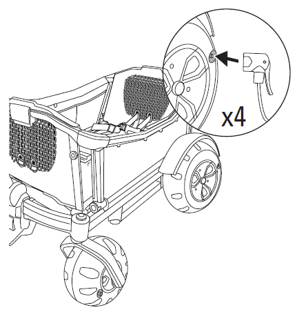 Inflate Beach wheels