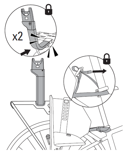 Attach seat post adapters
