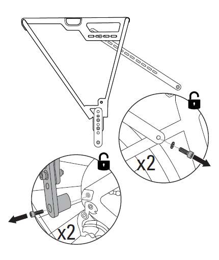 Remove bike rack