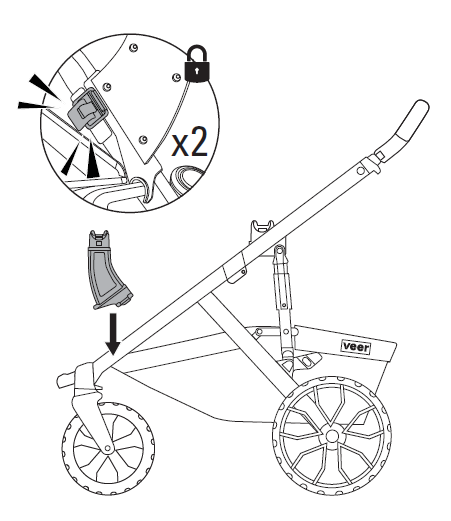Attach lower post adapters