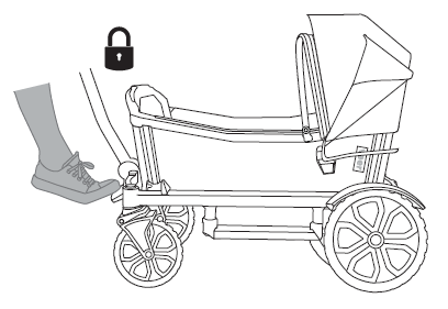 Locking the Cruiser brake