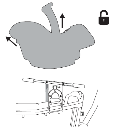 Remove infant car seat