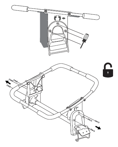 Remove screws