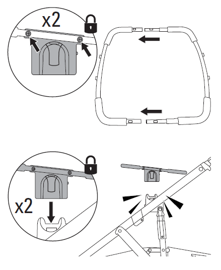 Assemble and attach adapters