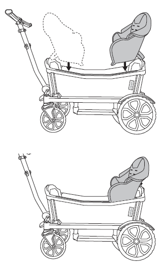 Insert seat and secure padding
