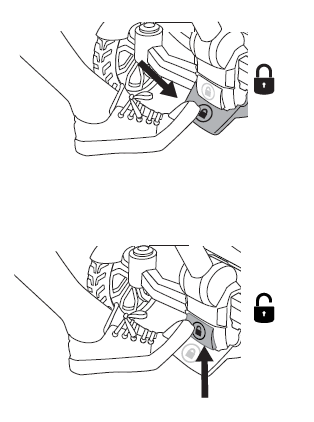 Set foot brake