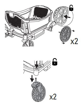 Removing the wheels