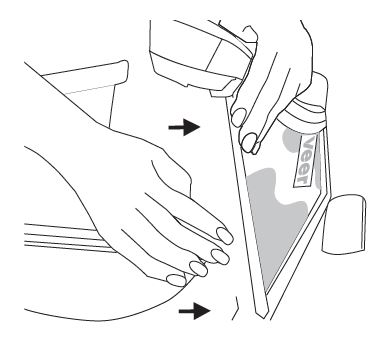 Clipping the sidewall ends to the frame