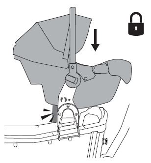 Attach infant car seat