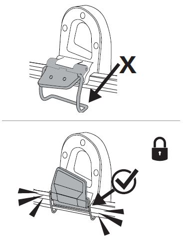 Latch adapter in place