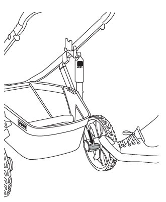 Lock rear wheels