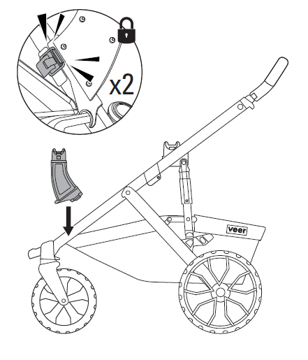 Attach lower post adapters