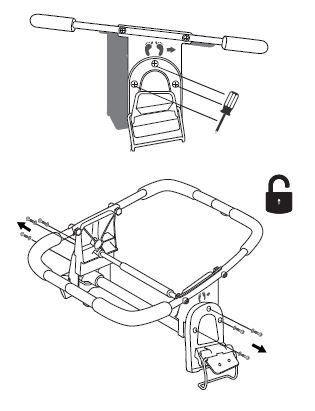 Remove screws from bases