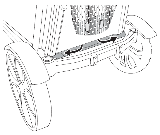 Secure back of cushion behind seat hinges