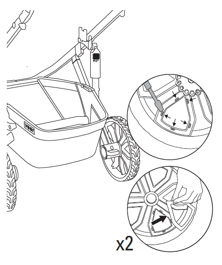 Remove wheel insert