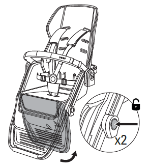Fold calf support