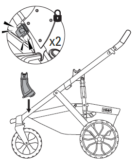 Attach lower post adapters