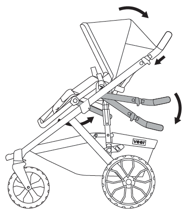 Fold stroller or jogger