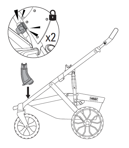 Attach lower post adapters