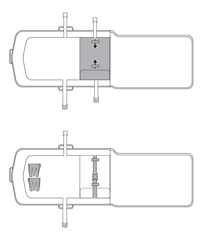 Storing the rear wheel storage bag in the travel bag